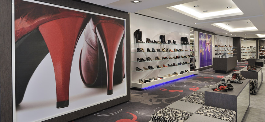 Dungelmann Shoes Concept store design - Shoes