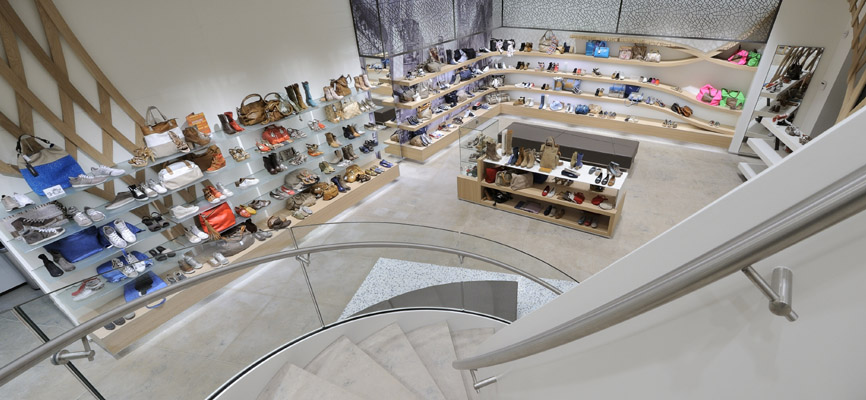 Shuz, Retail design shoe concept store - Shoes
