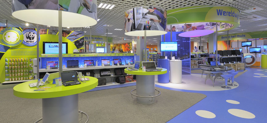 BCC Utrecht, Shopfitting Electronics - Electrical retailing concepts