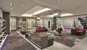 Dungelmann Shoes Concept store design - Shoes