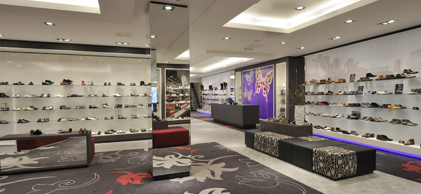 Dungelmann Shoes Concept store design - Shoes