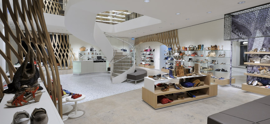 Shuz, Retail design shoe concept store - Shoes