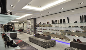 Dungelmann Shoes Concept store design - Shoes