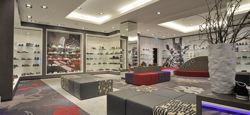 Dungelmann Shoes Concept store design - Shoes