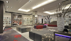 Dungelmann Shoes Concept store design - Shoes