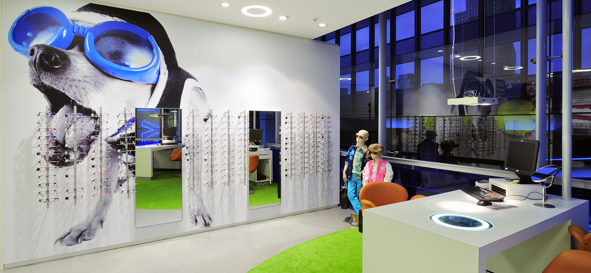 Retail design City Lens Optician, Rotterdam - Optician