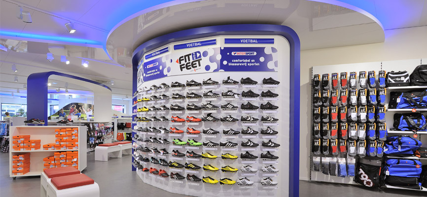 Shopfitting Intersport concept, NL - Sport