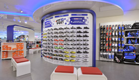 Shopfitting Intersport concept, NL - Sport