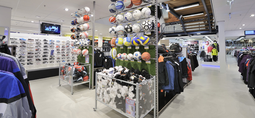 Retail design Sport shop Jaquet, Amersfoort (NL) - Sport