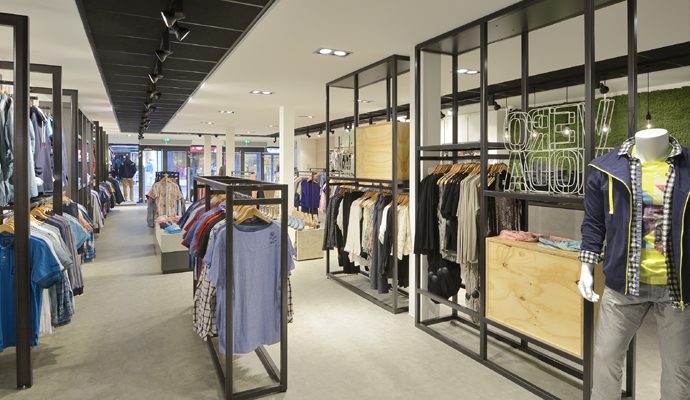 Successful dutch retail design Peter fashion >> WSB-Shopfitting