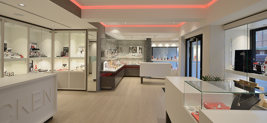 Design jewellery shop Vrancken - 