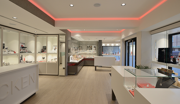 Design jewellery shop Vrancken - 