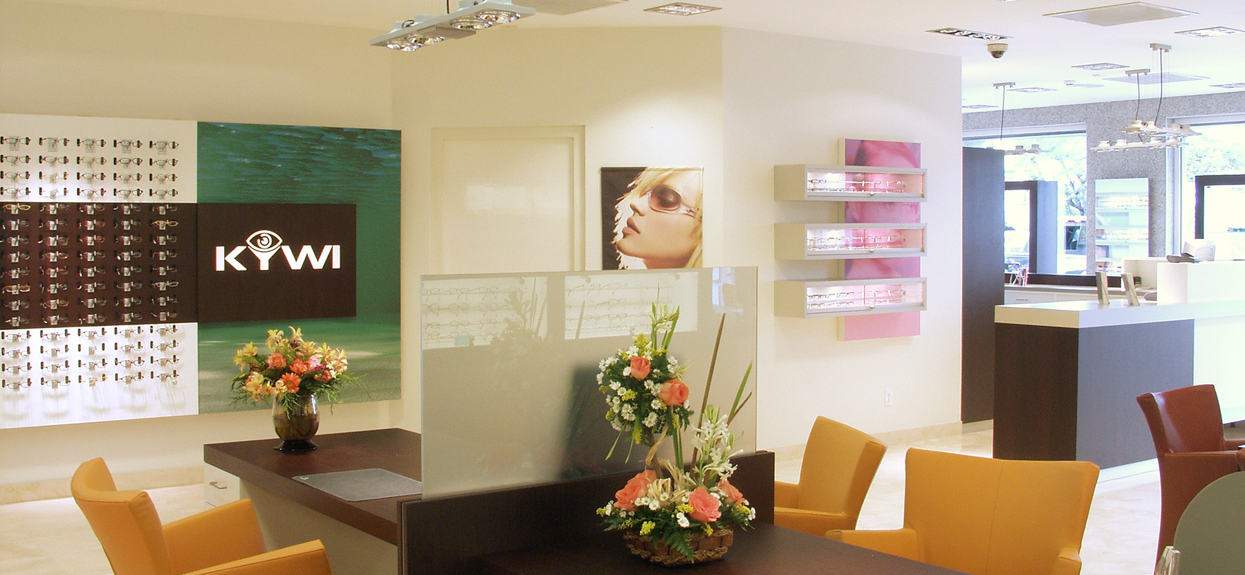 Interior design Optica Kywi – Willemstad Curaçao - Optician