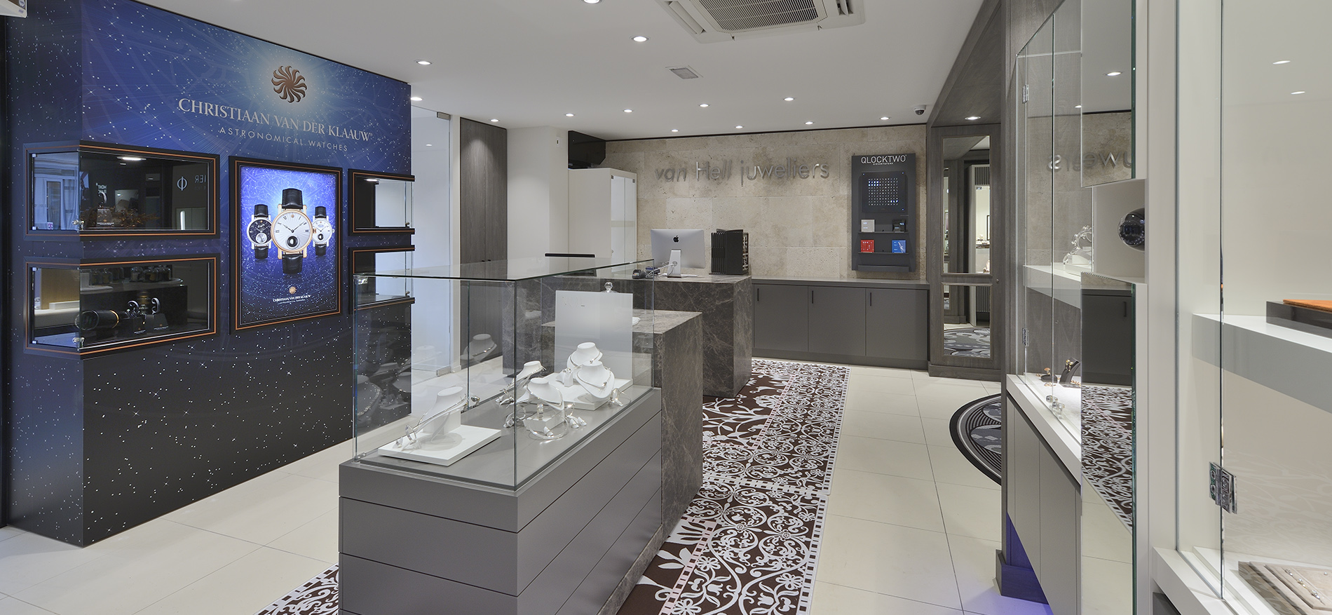 van Hell Juweliers, Apeldoorn (NL): Luxury Store design jeweler with famous brands - 