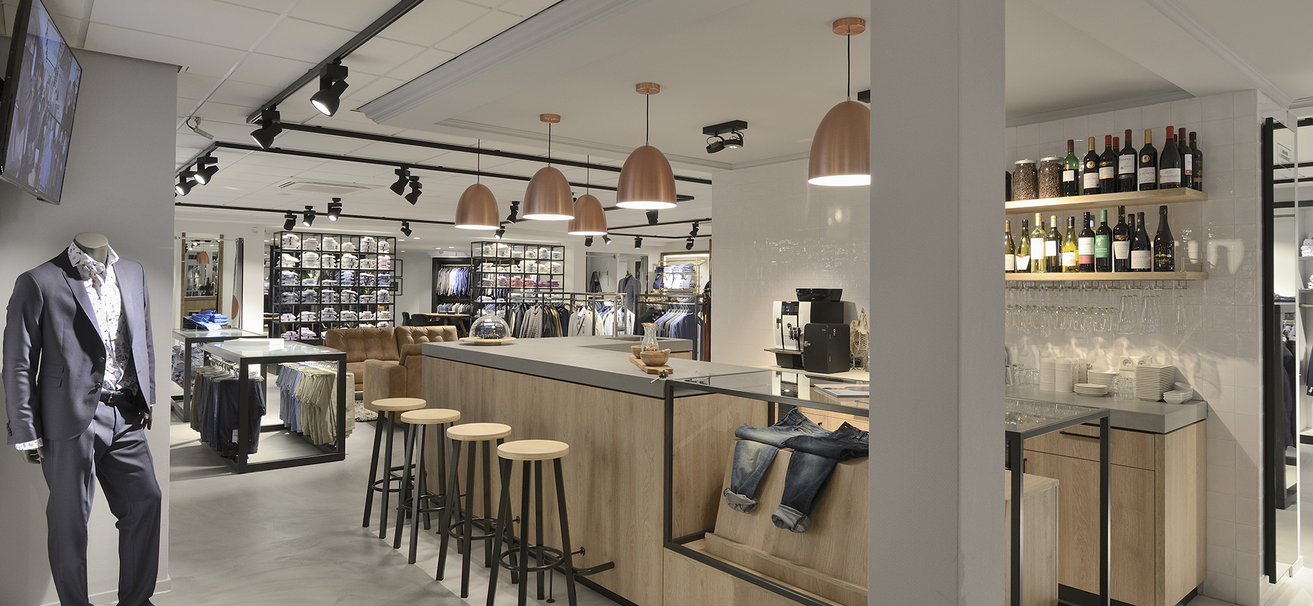 Bossenbroek Men’s Fashion: Retail design and shopfitting - Fashion