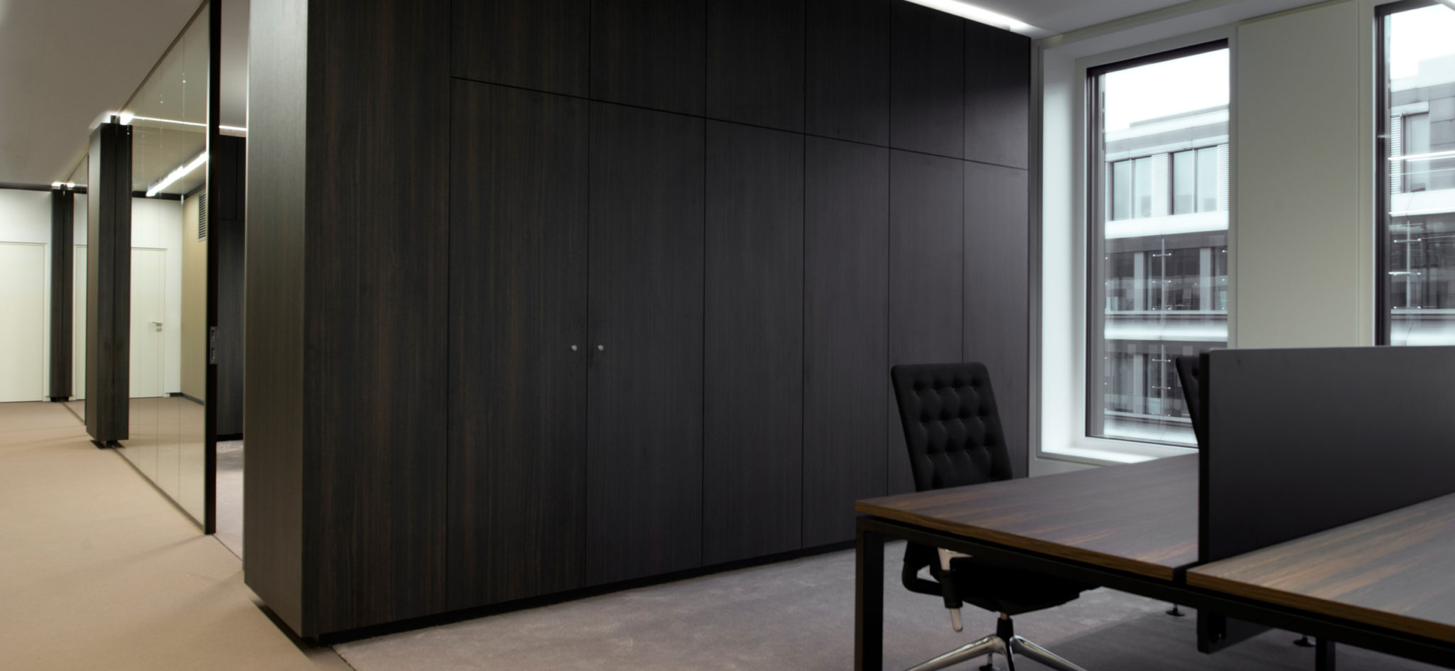 Custom furniture for an office in Luxembourg, JFPE - 