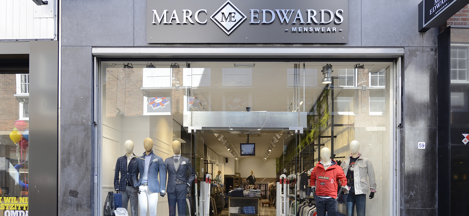 Thorough restyling MarcEdwards Menswear, Haarlem - 