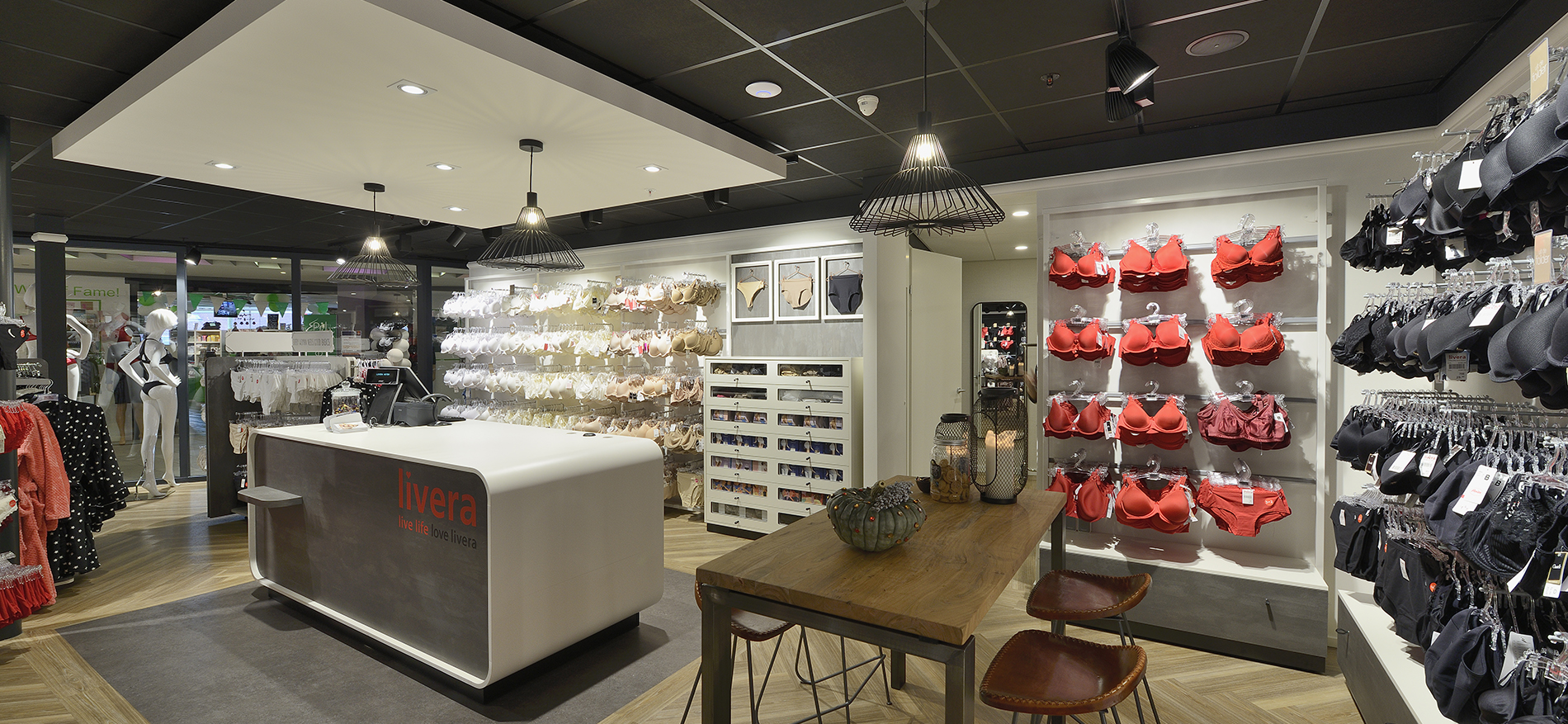 Shopping mall underwear shop interior design