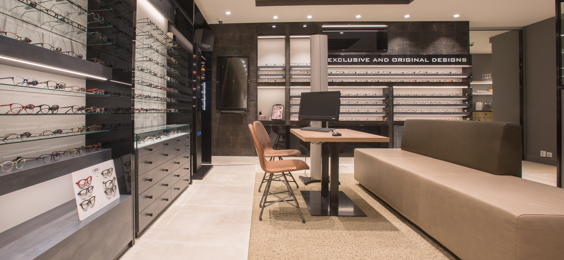 Reyntjens Optics | Complete Shop Design - 