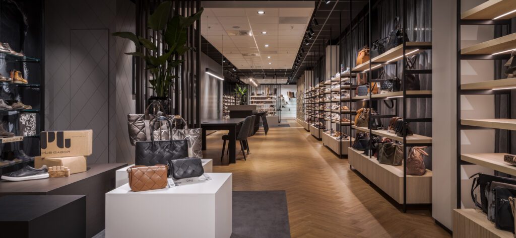 Retail design of unique shoe concept | Gabor Nieuwegein (NL)