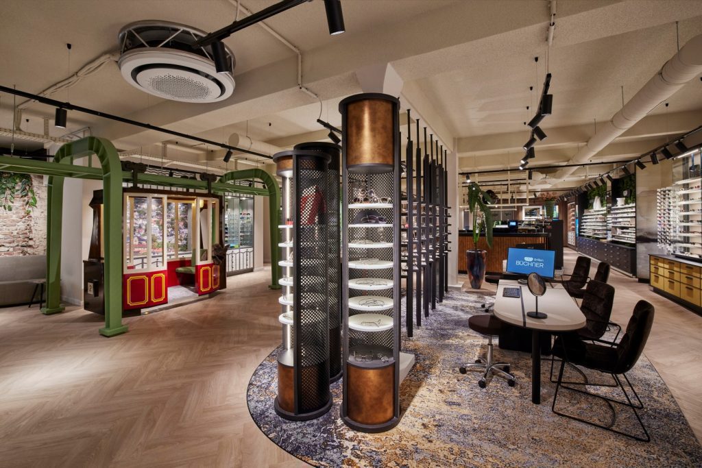 Intérieur de la boutique WSB Shopfitting