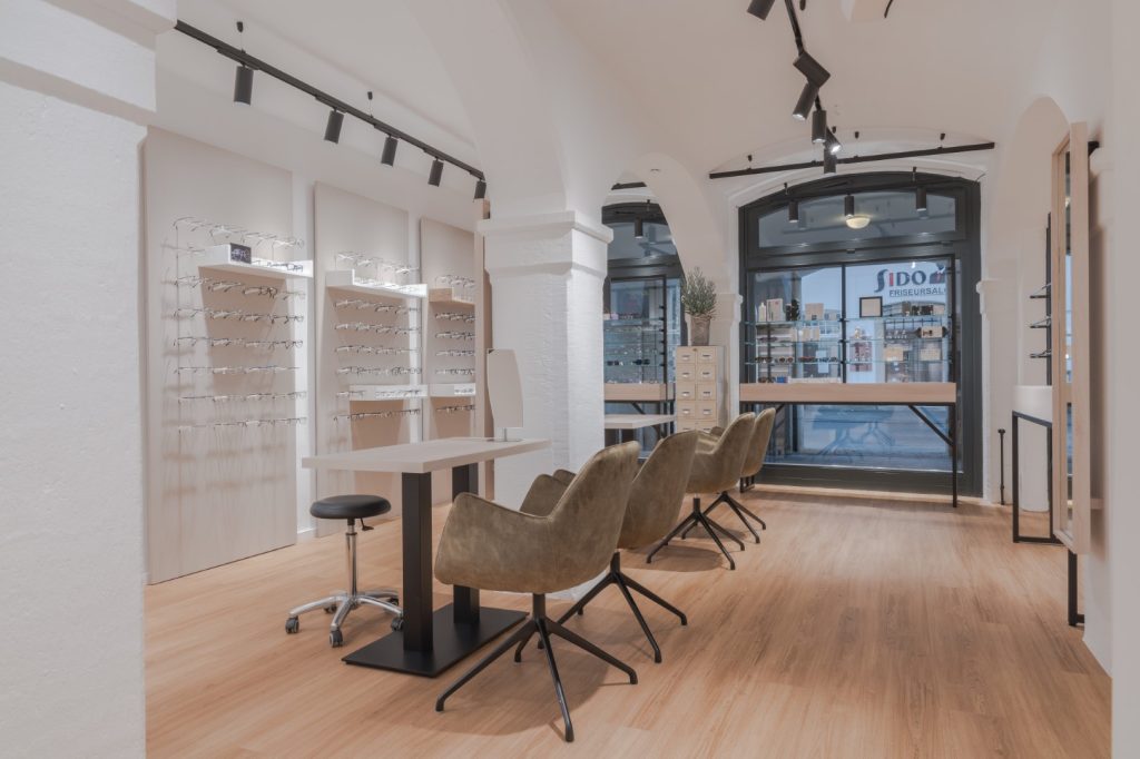 Optician and Audiology Design and furnishing by WSB interior construction